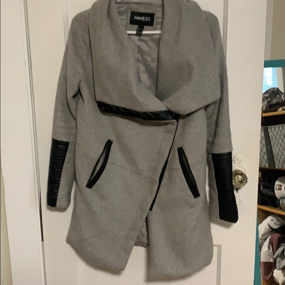 Grey Peacoat jacket